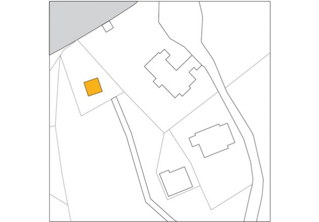 Marte Marte Architekten kleine Berghütte Lageplan