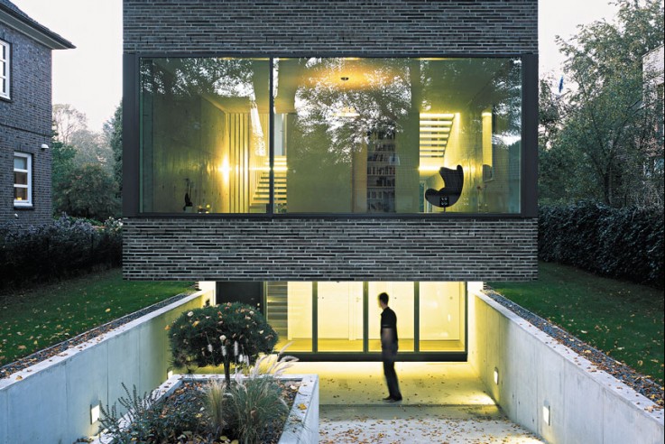 Laket Architekten Split-Level-Haus Aussenansicht