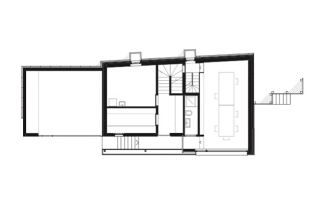 Albertin Partner Architekten Einfamilienhaus Holzelementbauweise Grundriss UG