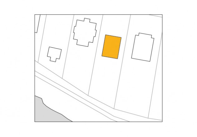 JL Architekten moderner Ziegelbau Einfamilienhaus Lageplan