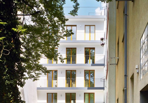 Stadthaus Frankfurt Jo Franzke Generalplaner Hofansicht