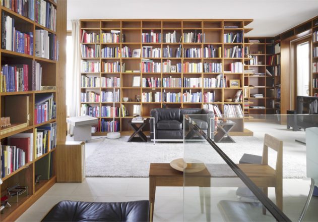 Stadthaus Frankfurt Jo Franzke Generalplaner Innenansicht Bibliothek