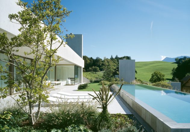 Terrassenhäuser Daniele Marques Garten mit Pool