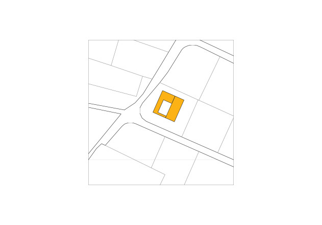 Bernardo Bader Hofhaus Holzelementfassade Lageplan