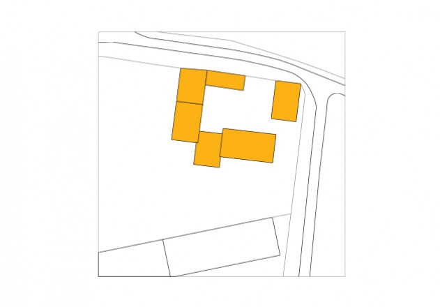 Anne Lampen Architekten modernisierter Vierseithof Brandenburg Umbau Lageplan