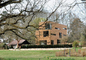 Wacker Zeiger Architekten Villa in Holzrahmenbauweise Aussenansicht Villa Reinbek