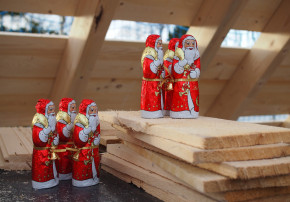 Bautagebuch Architekturkolumne Richtfest im Winter