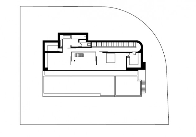 Buchner Bründler Architekten Einfamilienhaus aus Beton Gelterkinden Grundriss OG