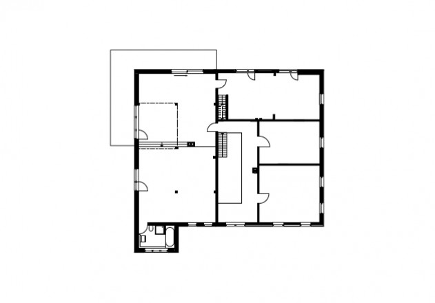 tausch architekten Peter Tausch historisches Flurküchenhaus saniertes Bauernhaus Grundriss OG